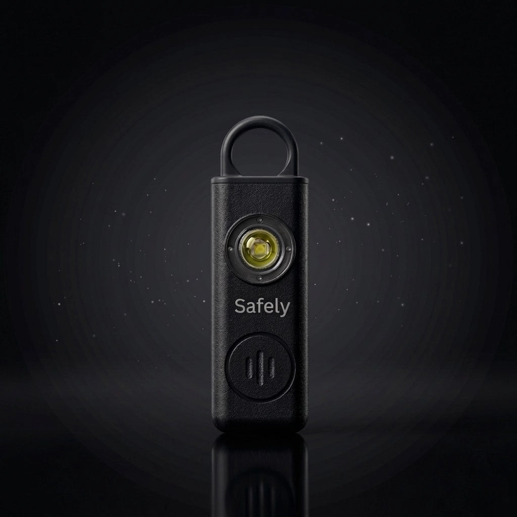 מכשיר הגנה עצמית בצבע שחור של המותג SafeGIrl